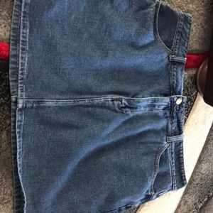 forever 21 plus size jeans skirt!